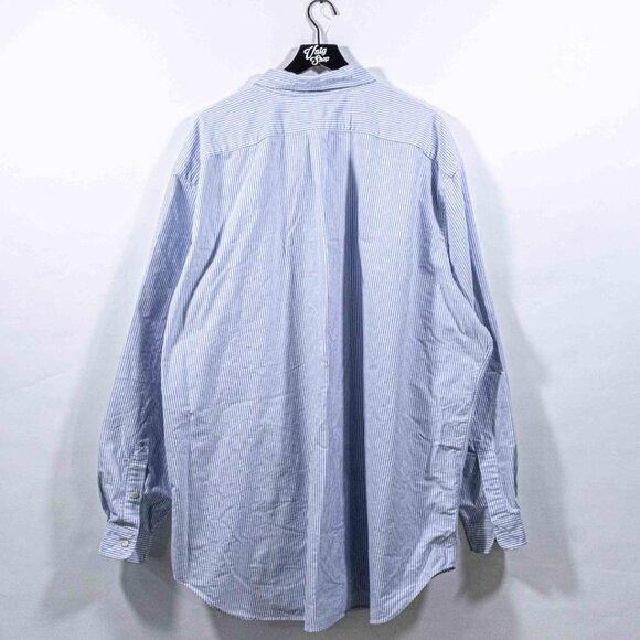 Polo Ralph Lauren Pony Striped Oxford Button Down Shirt 4XLT Preppy Classic - Picture 2 of 7